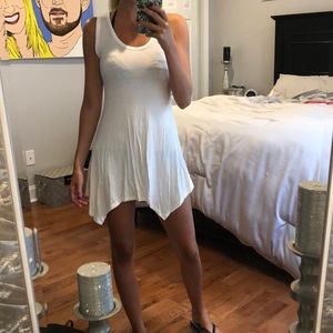 White bathing suit cover up